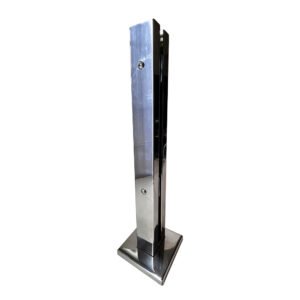 Coluna Torre em Aço Inox 304 - Guarda Corpo 2 Furos
