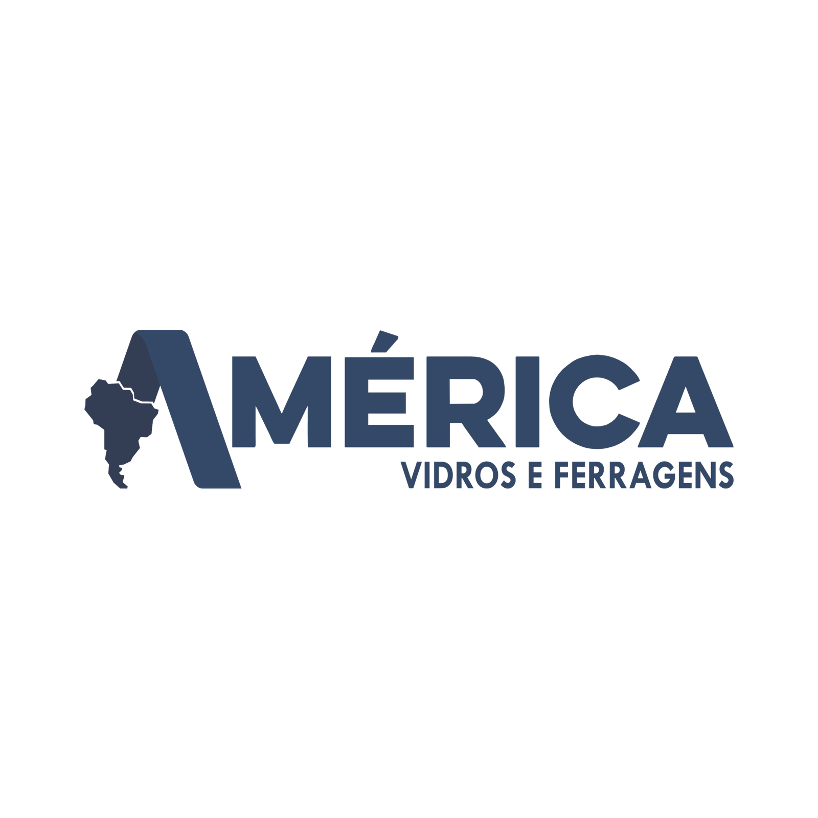 logo da América Vidros e Ferragens de altíssima qualidade e entrega - SC - Brasil